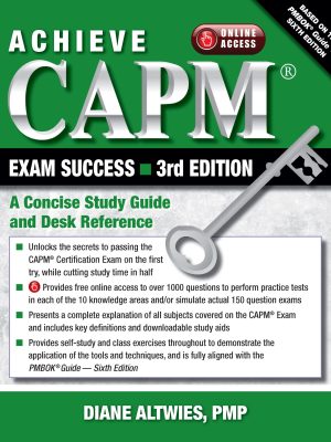 Achieve CAPM Exam Success 3rd edition